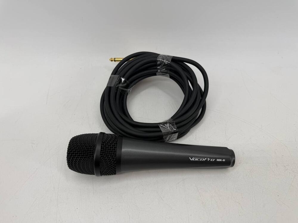 VocoPro MK-6 Wired Dynamic Handheld Microphone w 185in Cable Tested Works